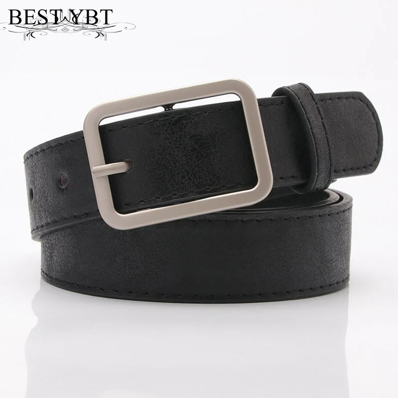 Женский ремень YBT модный из искусственной кожи высокого качества с пряжкой |