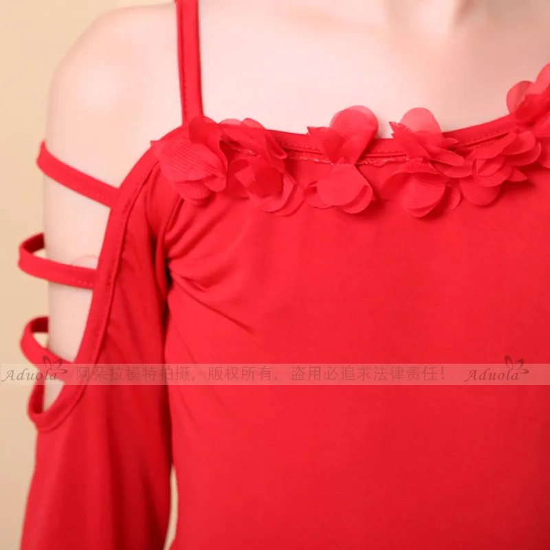 Топ с длинным рукавом и юбка для латиноамериканских девушек платье бахромой