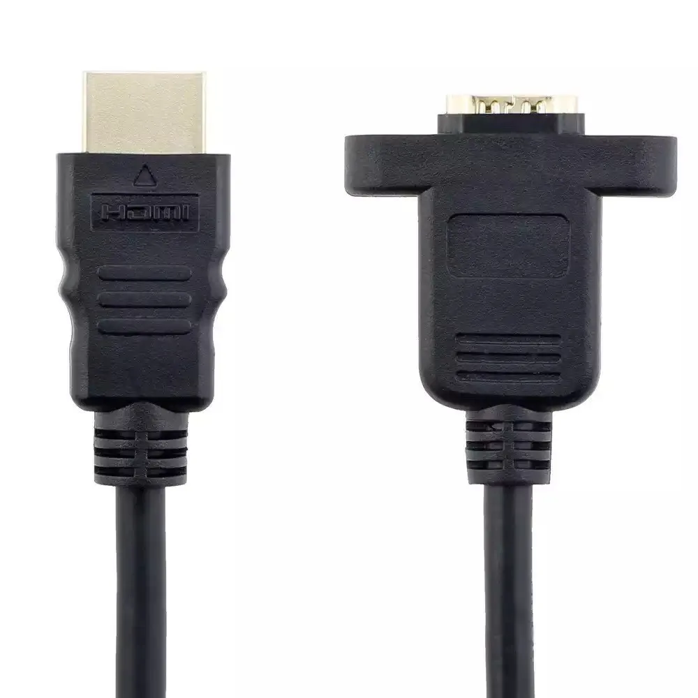 Высококачественный 0 6 м 1 5 4 HDMI-совместимый в 3D Type A кабель-удлинитель с винтовыми