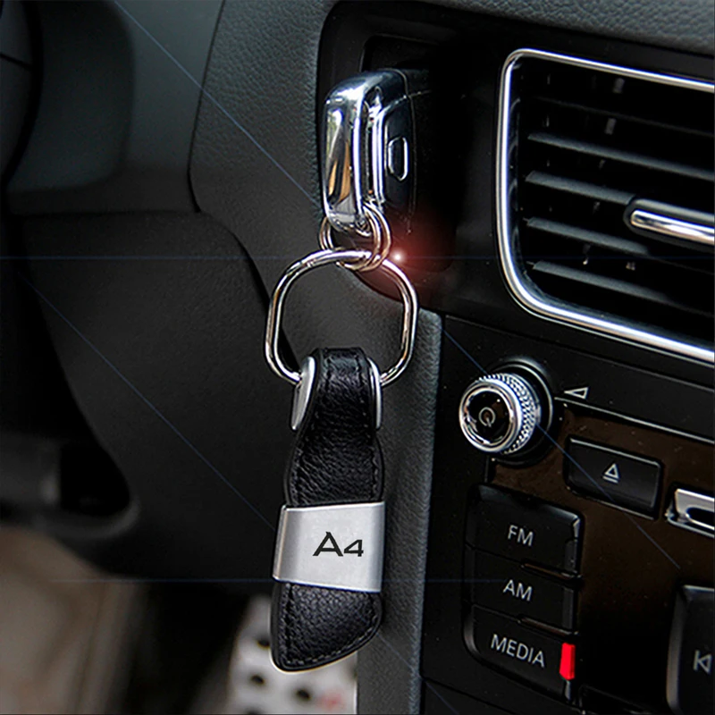 Автомобильный Стайлинг 3D металлический брелок для Audi A4 1996 1997 1998 1999 2000 2001 2002 2003 2004