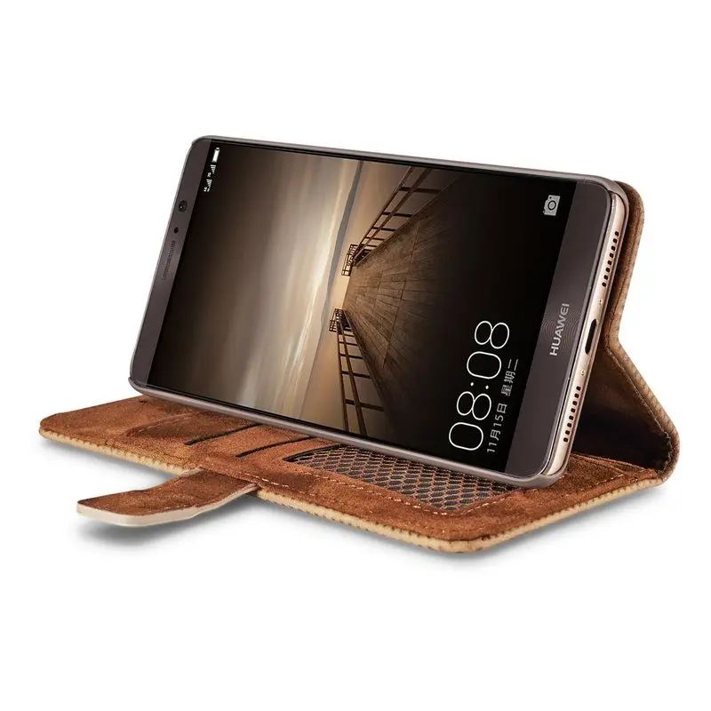 Чехол для Huawei Mate 9 Mate9 5 дюйма Ретро стиль флип слот карт подставка кошелек