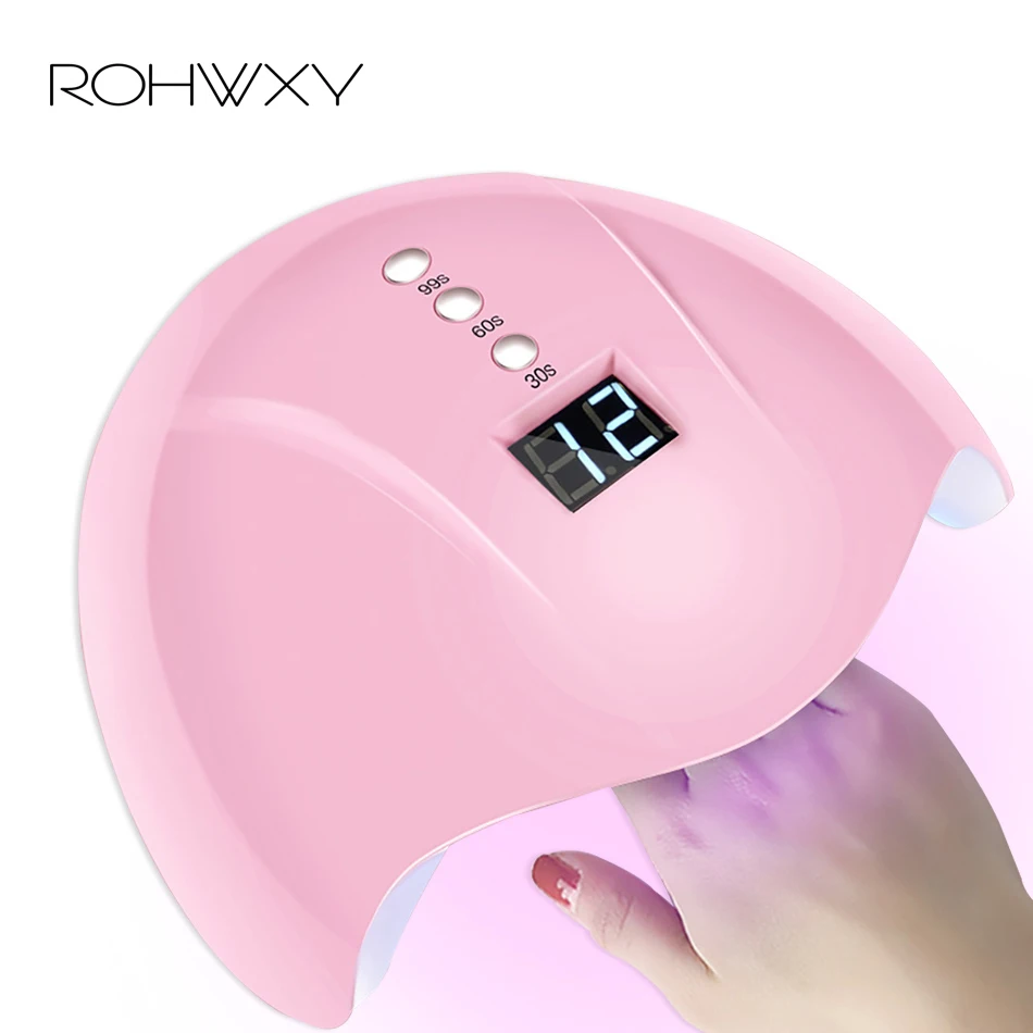 ROHWXY 36 W Сушилка для ногтей Светодиодный УФ-лампы лечения гель свет Маникюр машина