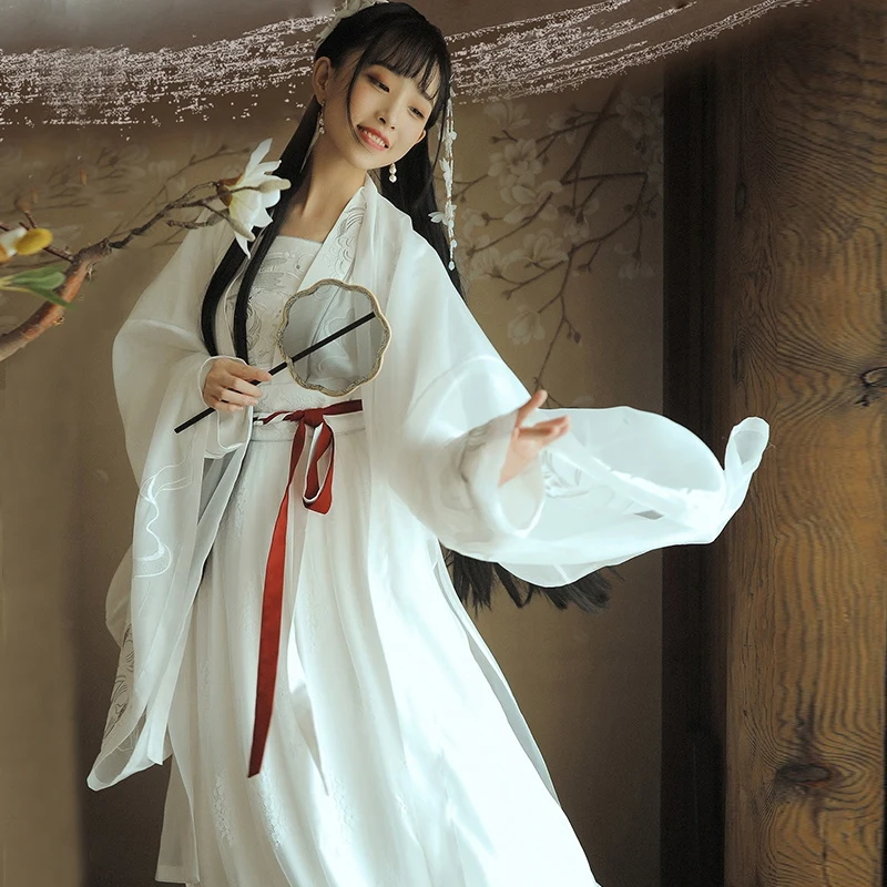 Китайский традиционный сказочный костюм Wei wind юбка hanfu новые модные Молодежные