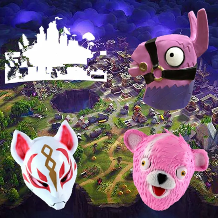 

Мягкая Кепка для косплея, маска в виде лисы и зайца, аксессуары для Хэллоуина, рождественский подарок