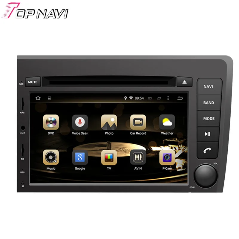 Topnavi 7 ''Восьмиядерный 4 Гб+ 32 г автомобильный dvd-плеер Android 6,0 Радио стерео для VOLVO S60/V70 2001 2002 2003 2004 gps навигация Wi-Fi