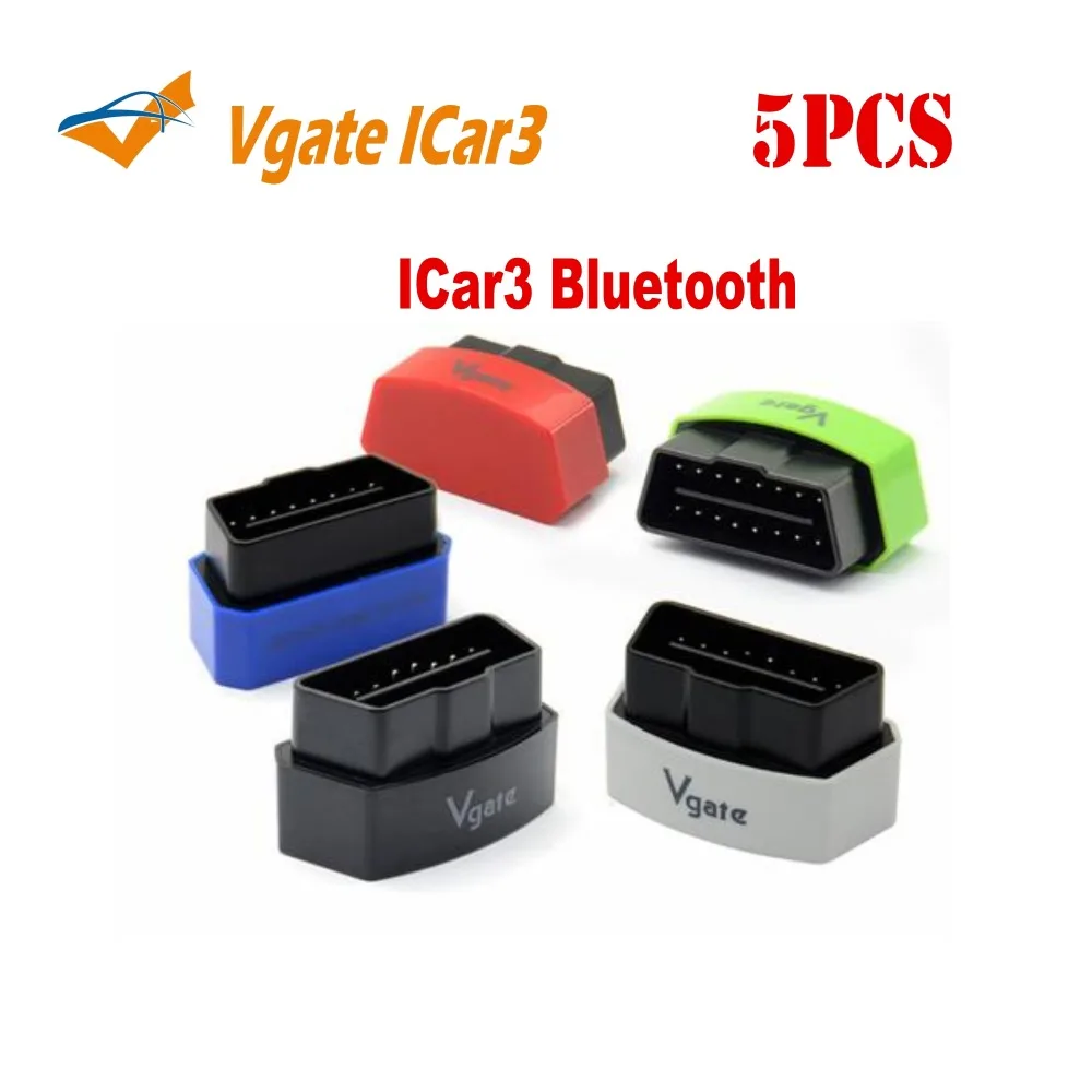 5 шт. wow CDP ELM327 Vgate iCar3 Bluetooth интерфейс для Android/Iphone Автомобильный сканер ICar3 OBD2