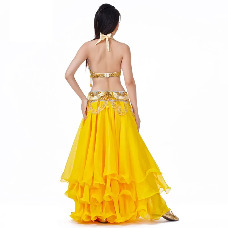 Fashion heavy beaded bra belt skirt belly dance costume dancing wear cloth for | Belly Dancing