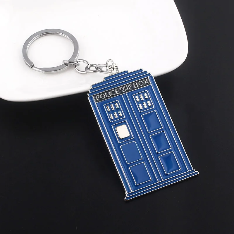 Doctor Who брелок Dr Who Blue Police Box брелок для женщин и мужчин автомобильный брелок ювелирный подарок
