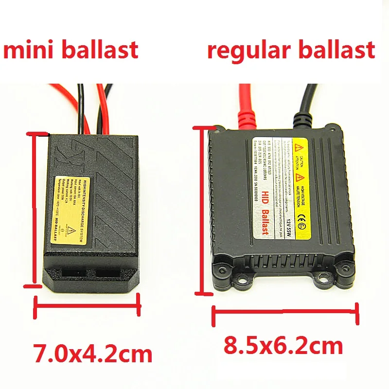 Супер Мини 55 Вт балласт ксенона H7 ксенон H11 H1 6000K 9005 9006 880 881 H3 H8 H9 HB3 HB4 автомобильные hid-фары 8000k 10000k 4300k