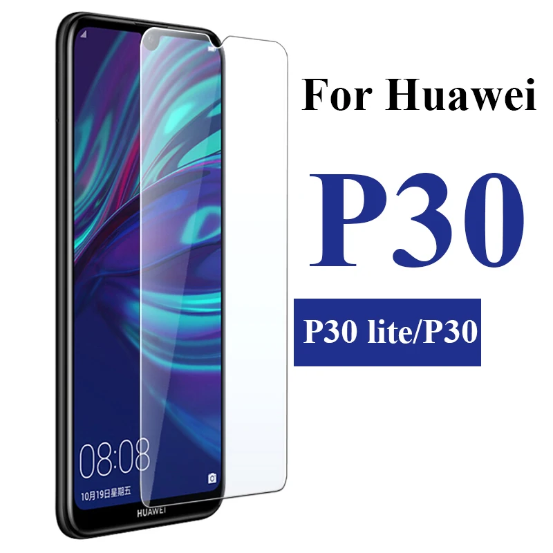 Закаленное стекло для Huawei P30 защита экрана 9H 2.5D Защитное телефона lite P30LITE