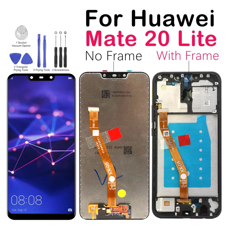 Высокое Качество 6 3 дюймов для huawei Коврики 20 Lite SNE LX1 LX2 LX3 ЖК дисплей + кодирующий