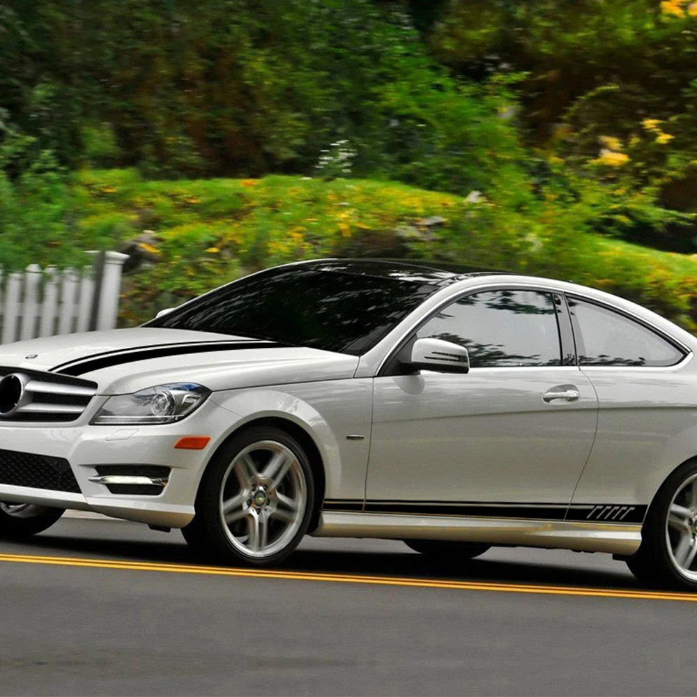 

Наклейка на крышу автомобиля Mercedes Benz W204 Sedan Coupe C63 C300 C200 C180 AMG, модель 507 года