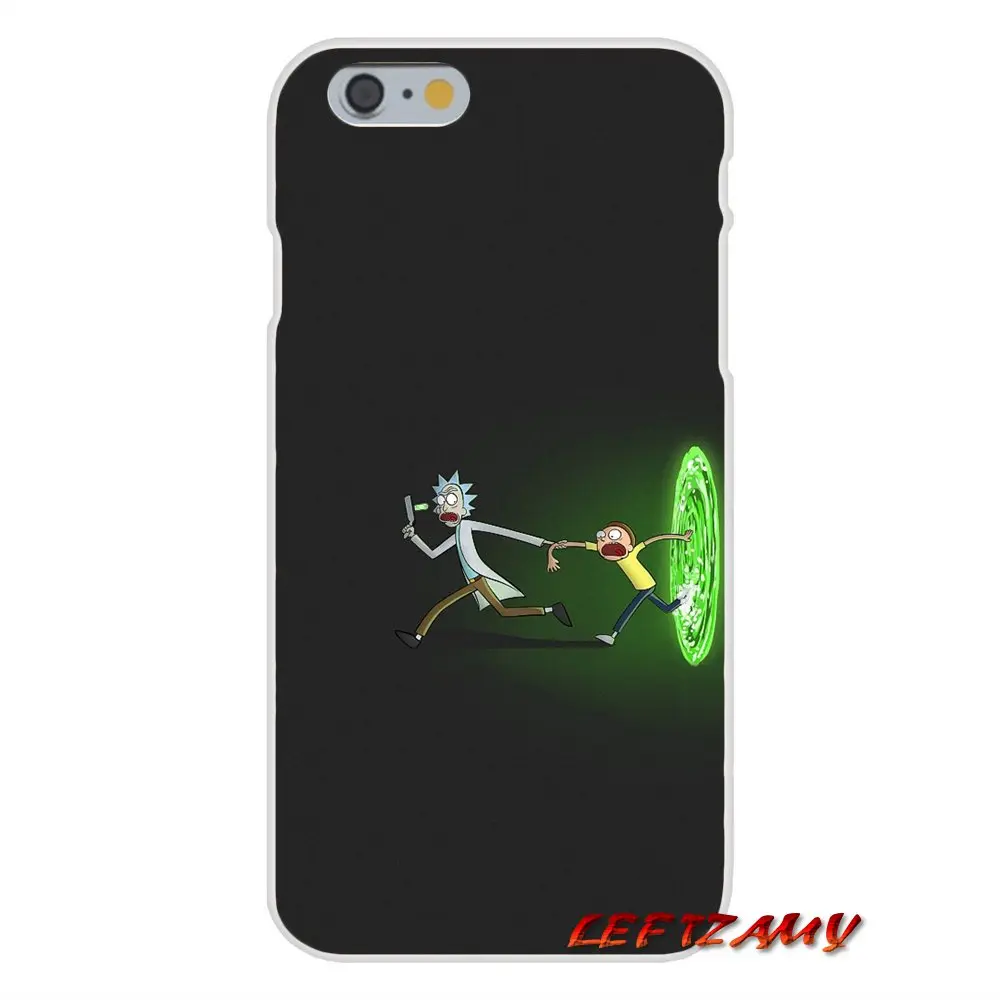 For iPhone X 4 4S 5 5S 5C SE 6 6S 7 8 Plus Rick and Morty Silicone Soft Phone Case | Мобильные телефоны и аксессуары