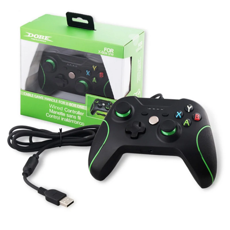 100% качество проводной геймпад игровой контроллер Джойстик для XBOX ONE и ПК USB с