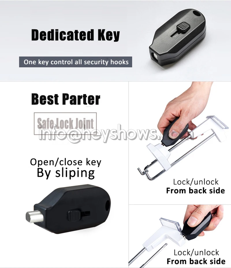 EAS защитный Крюк Detacher samsung Stoplock ключ висячая бирка магнит фиксатор дисплей крюк открывалка бирка безопасности магнитный удалитель