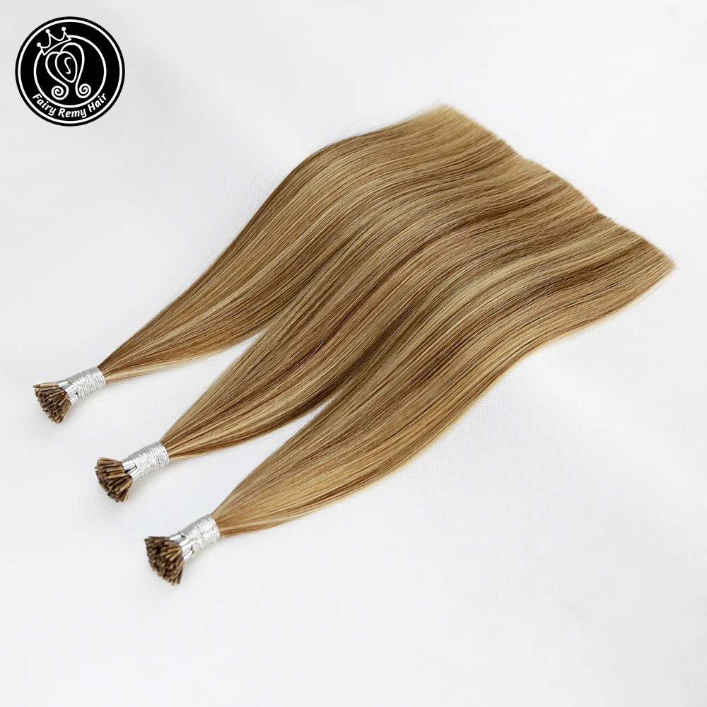 Сказочные волосы Remy 0 8 г/локон 14 дюймов человеческие с кератиновым наконечником