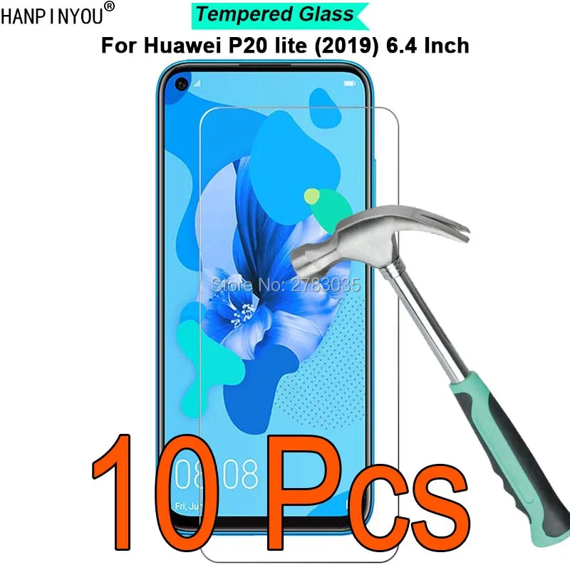 10 шт./лот для Huawei P20 lite (2019) 6 4 &quot9 H твердость 2.5D ультра тонкая закаленная Защитная