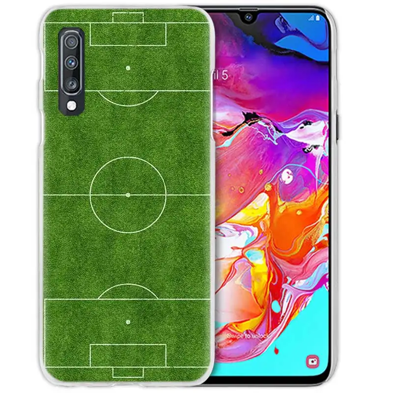 08 Футбол поле чехол для samsung Galaxy A50 A70 A20e A60 A40 A30 A20 A10 A8 A6 плюс A9 A7 жесткий чехол PC Fundas чехол для телефона чехол - Цвет: 08