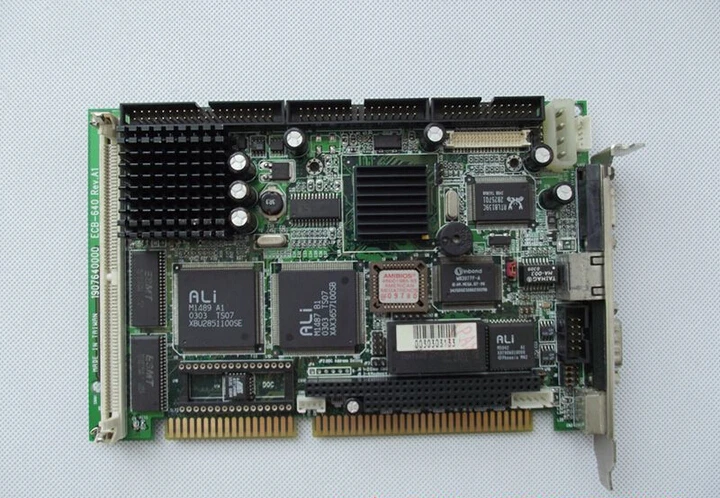 Оригинальный бренд ISA board ECB 640 ( ) A1 слот материнская плата LAN среднего размера PC104