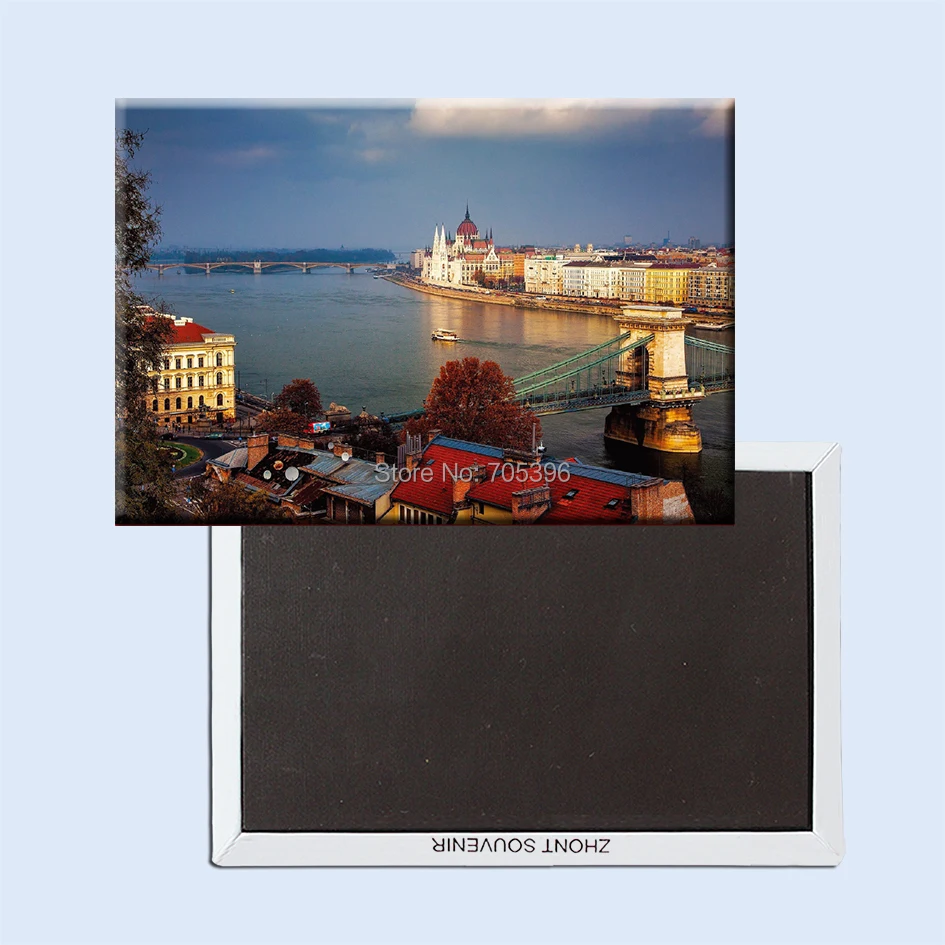Budapest City летние жесткие магниты на холодильник из путешествия 20909|fridge magnet|city fridge