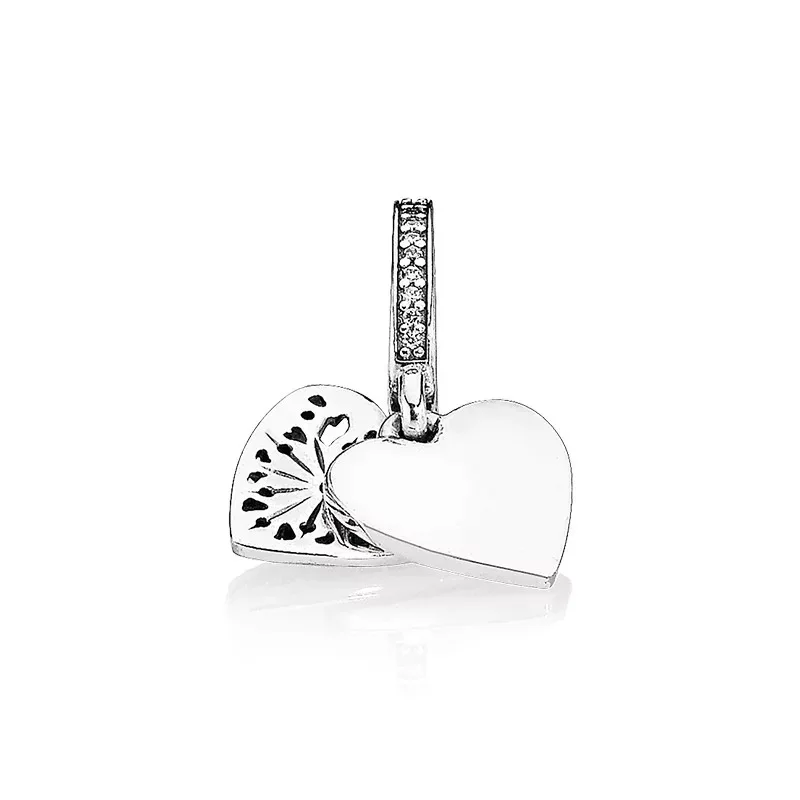 New Original Free Shipping Silver Plated Bead Alloy Heart of Winter Dangle Charm Fit Bracelet Necklace DIY Women Jewelry | Украшения и