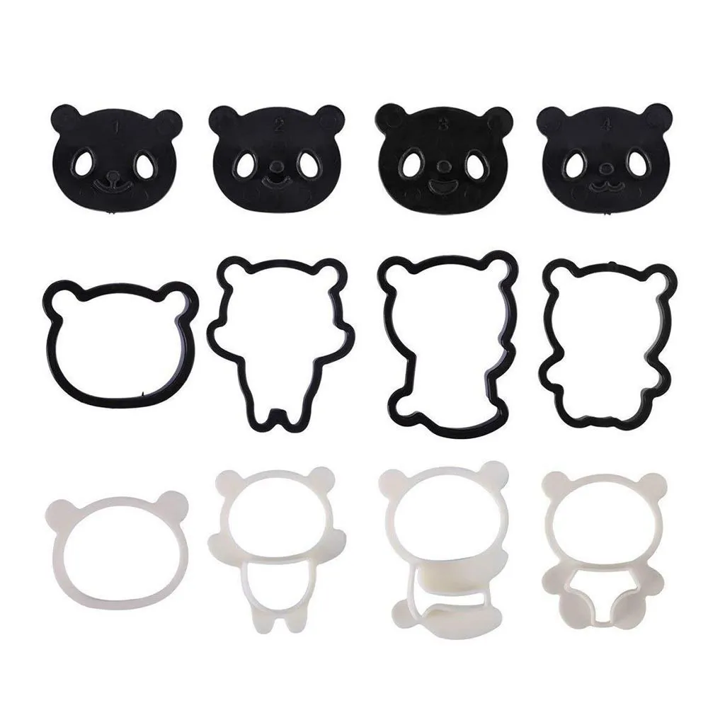 Cake mold DIY plastic cute little panda bread biscuit creative funny party decoration L0418 | Дом и сад