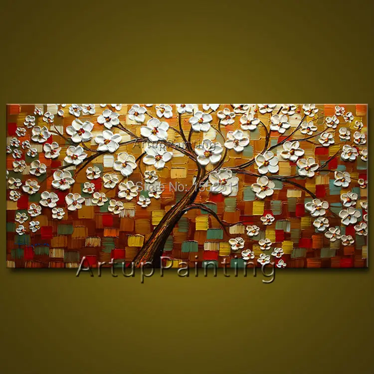 Tree hand-painted wall painting palette knife Tree abstract oil painting canvas modern room decorates living room 10
Tree hand-painted wall painting palette knife Tree abstract oil painting canvas modern room decorates living room 10