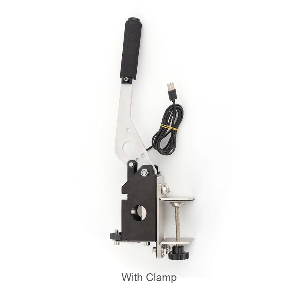 Black With Clamp PC Plug And Play USB ручные тормоза симуляторы аксессуары для управления части вала эффект зажим гоночные игры дрейф прочный для грязи ралли - Цвет: Black With Clamp