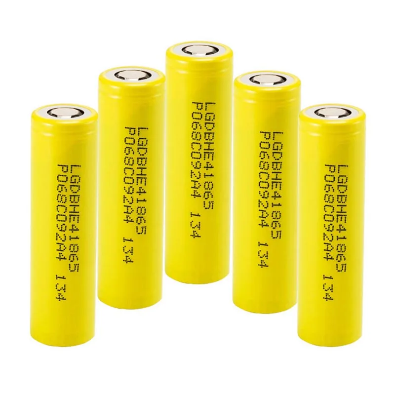 HE4 аккумулятор 18650 батарея 3 6 V 2500mah перезаряжаемая Высокая разрядка 20A питания для