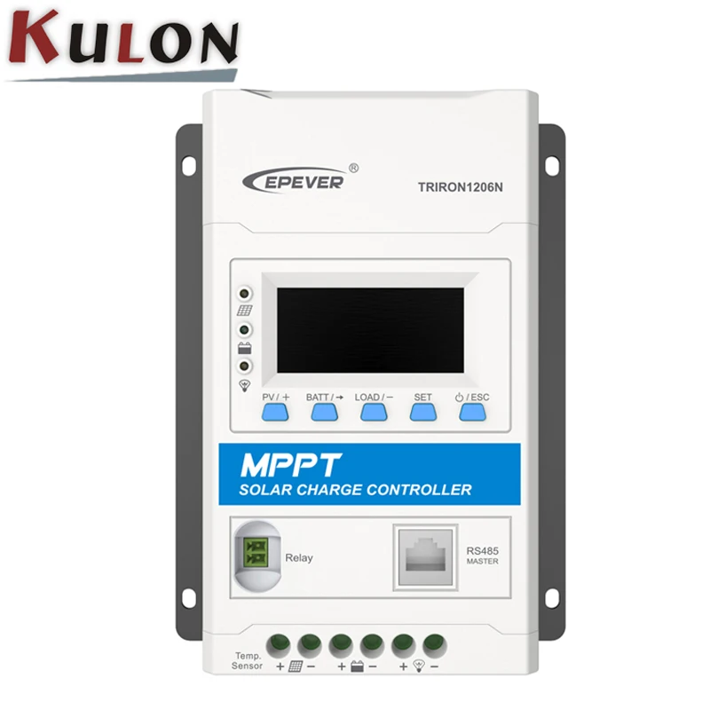 EPever TRIRON1206N (без модулей) 130 Вт/12 в 260 Вт/24 В 10A MPPT Контроллер заряда солнечной батареи