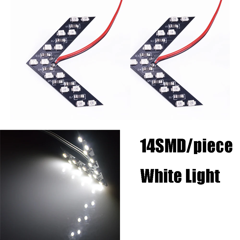 Новый 2 Шт. 14 SMD LED Arrow Панель Для Автомобилей Заднего Зеркало заднего вида