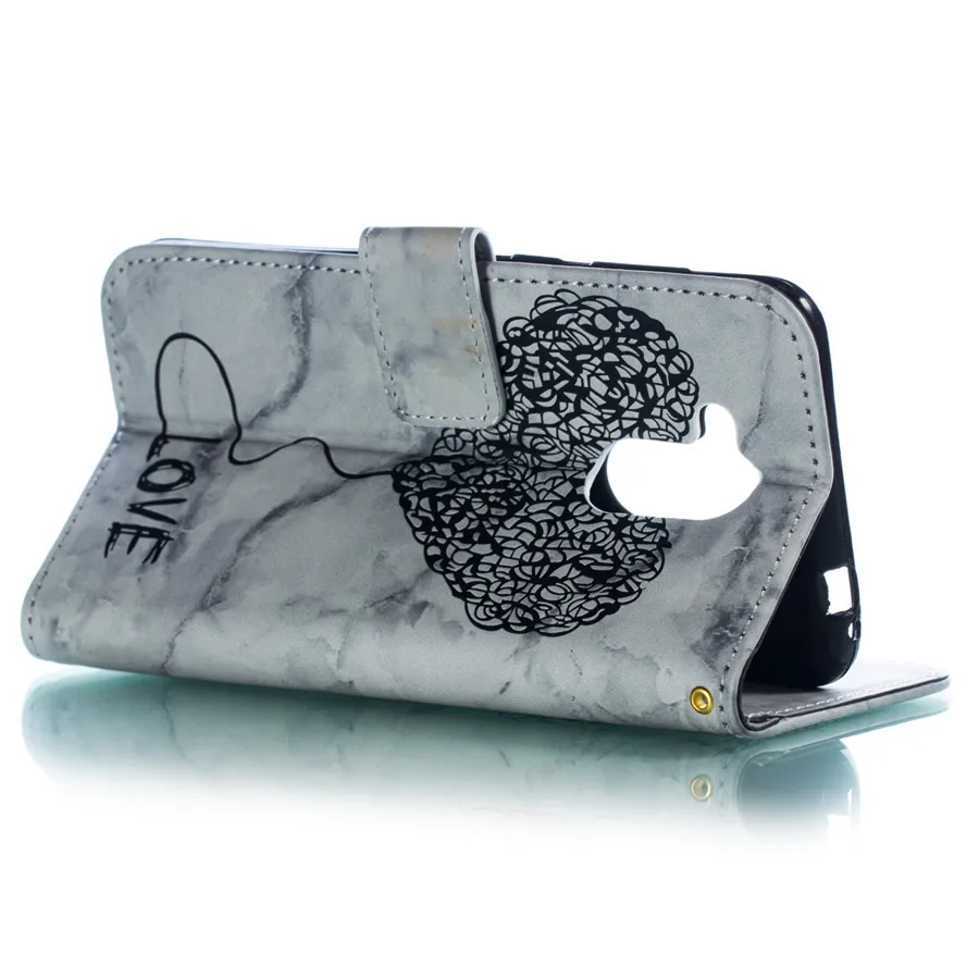 HOTSWEI Case For Huawei Honor 6C Pro 5.2&quot Cute LOVE Marble Skin Pattern Leather Silicone Magnetic Wallet Cover | Мобильные