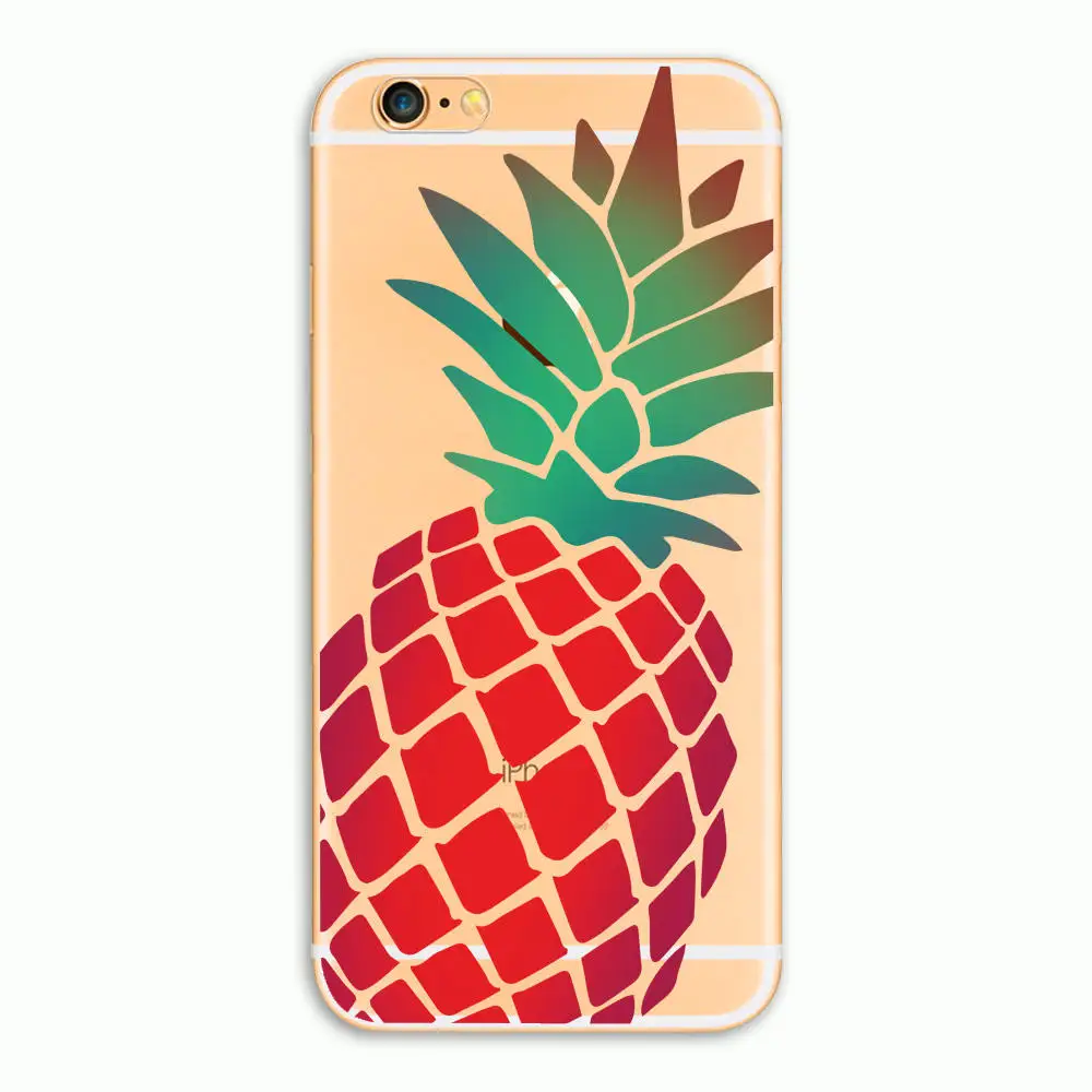 8 Жесткий пластиковый прозрачный чехол для apple iphone 4, 4S, 5, 5S, SE, 5C, 6, 6splus с изображением банана/апельсинов/арбуза/сосны/яблока/клубники - Цвет: 8