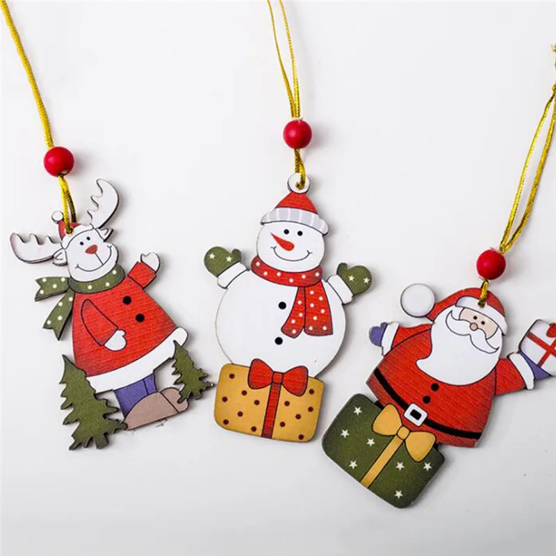 Новый орнамент arbol de navidad подвесная подвеска Рождественский Санта Клаус Лось