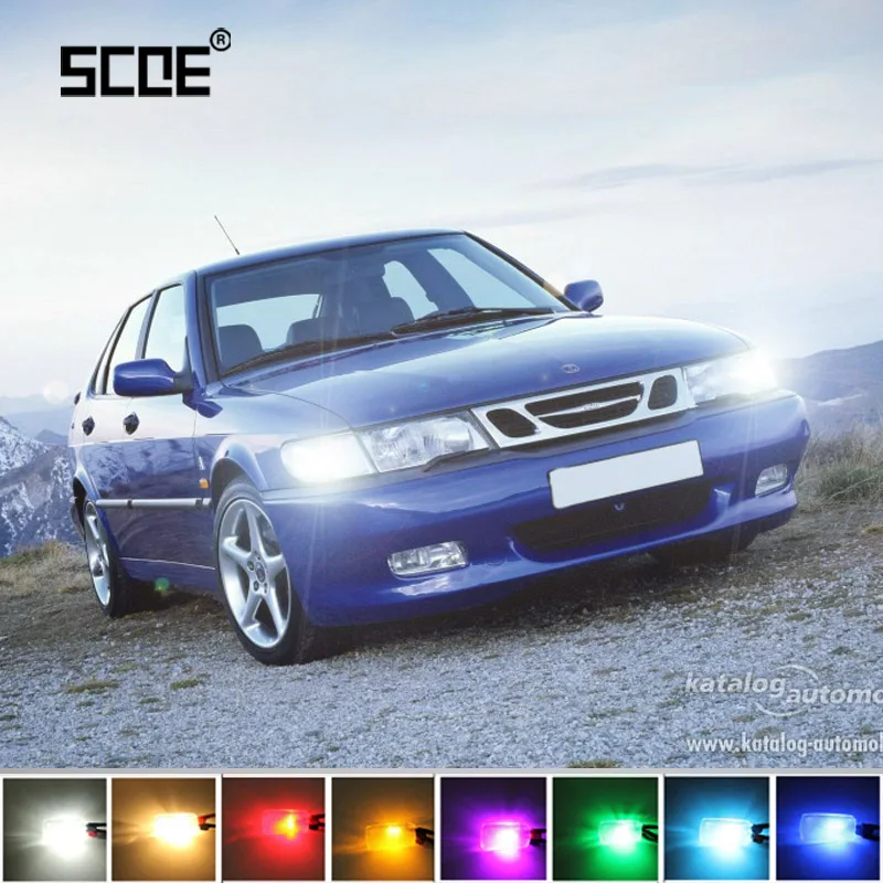 Для Saab 9 3 2/3/кабриолета/комби 2 SCOE x сверхъяркая Передняя парковочная боковая