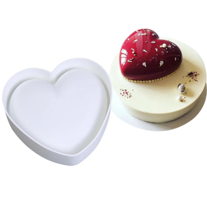 День Святого Валентина декор сердце мусс торт плесень подносы силиконовые формы