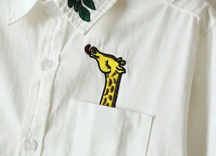 Женская рубашка с длинным рукавом Повседневная Блузка отложным воротником и