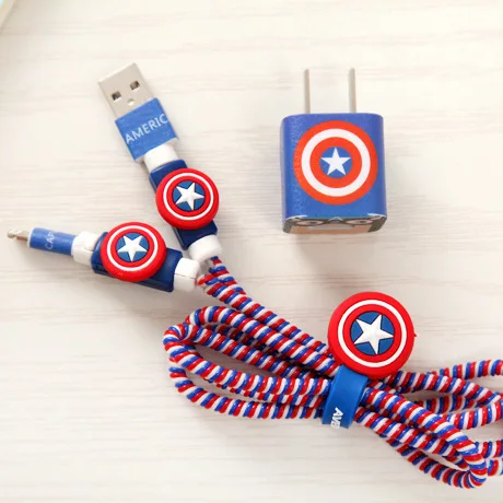 Комплект защиты USB для кабеля и наушников наклейки намотки зарядное устройство