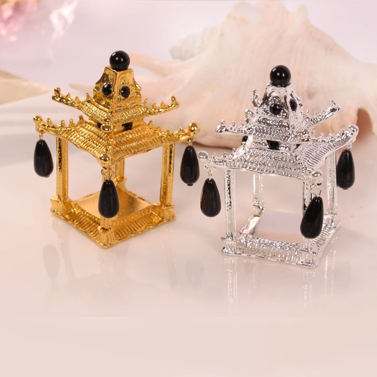 Кольцо для салфеток Pagoda (золото серебро) | Дом и сад