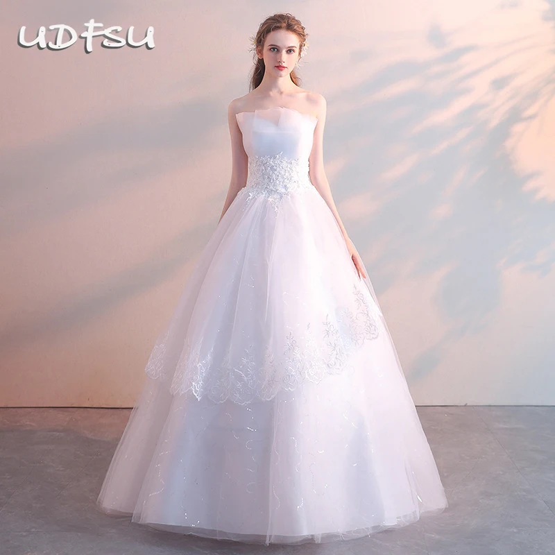 Новое Женское Элегантное свадебное платье с открытыми плечами женские