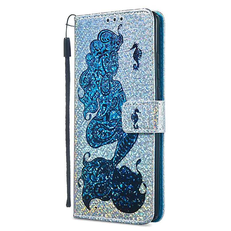 Чехол Lucury для huawei P30 Lite P Smart Блестящий Телефон раскладушка чехол с рисунком Honor 10