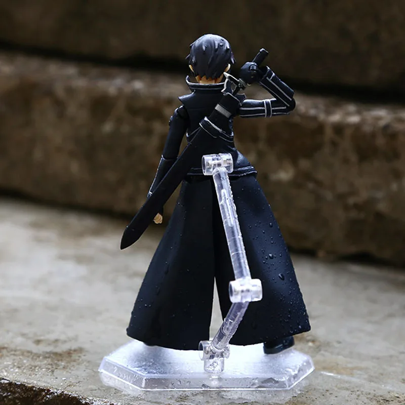 6 "Sword Art онлайн аниме S.A.O Kirito-Kirigaya Kazuto в штучной упаковке 14 см ПВХ фигурка