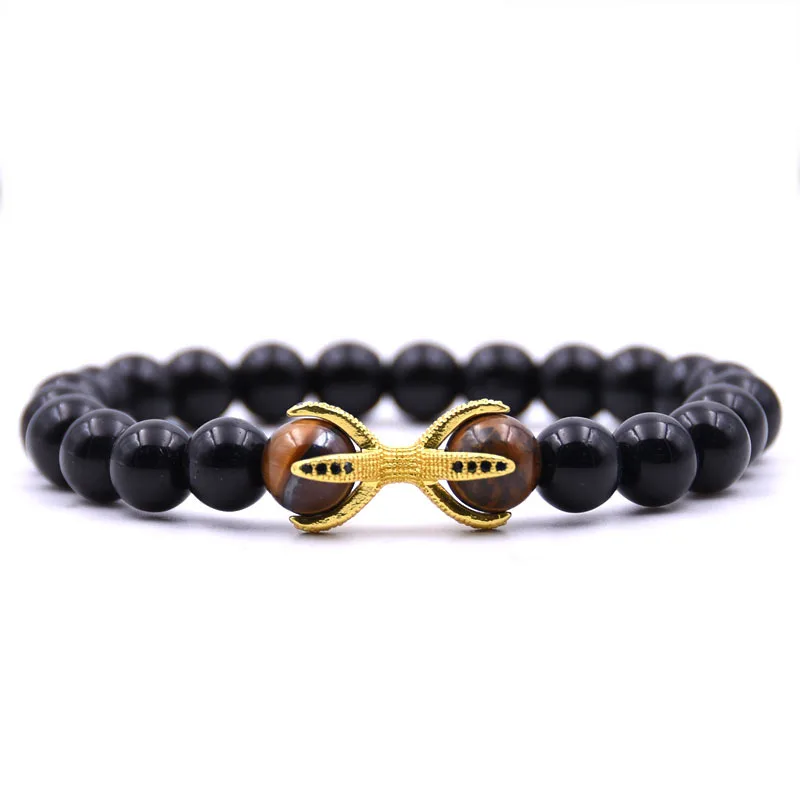 Коготь Дракона медные Подвески для мужчин браслет натуральный бронзит камень