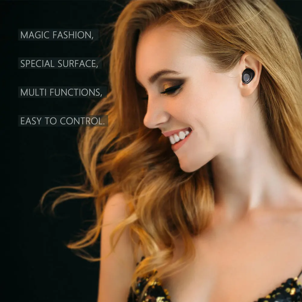 Связь лица TWS Bluetooth 5 0 наушники истинные беспроводные Blutooth Handsfree спортивные