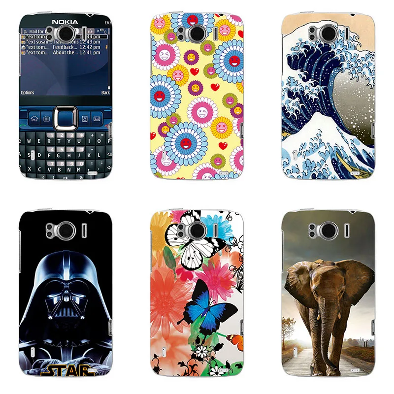 hard Plastic phone case cover For HTC Sensation XL G21 X315e shell Colorful printing Painted Flower |