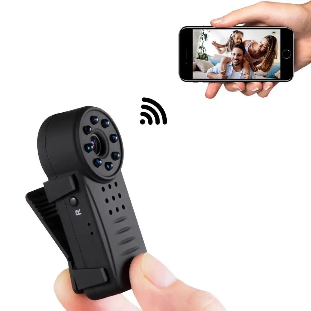 Wi Fi IP мини камера беспроводная 1080P HD инфракрасная микро ИК ночного видения