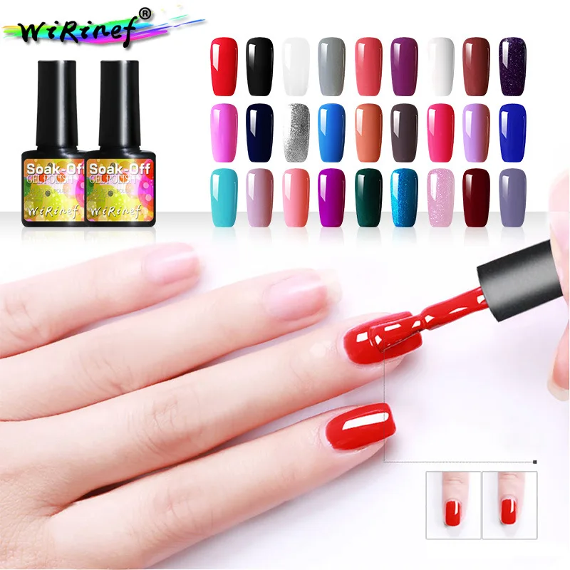 

1Pc Senior Black Bottle 8ml Nail Gel HOT SALE 12 COLORS Nail Art Nail Polish Polish UV LED Gel Polish Semi Permanent Gel Varnish