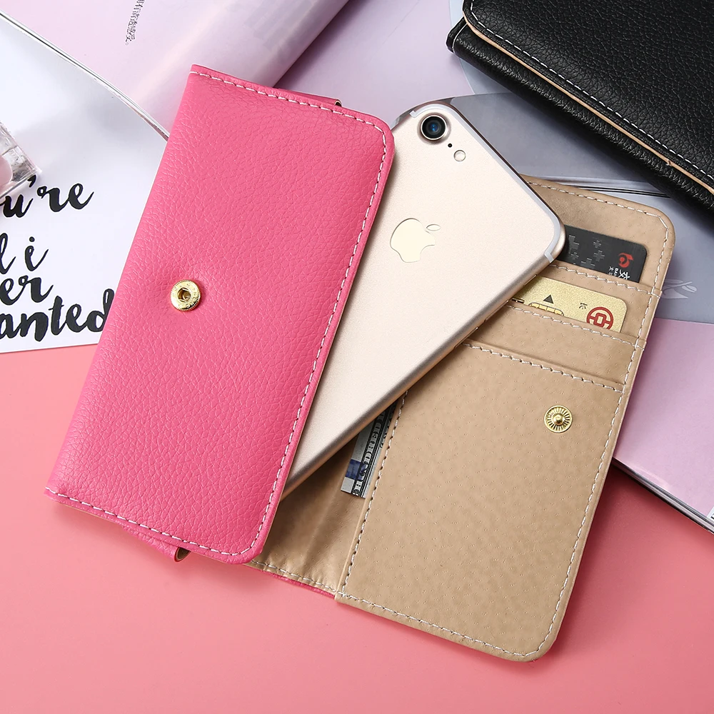 KISSCASE общего бумажник кошелек из искусственной кожи мини-сумка для телефона чехол