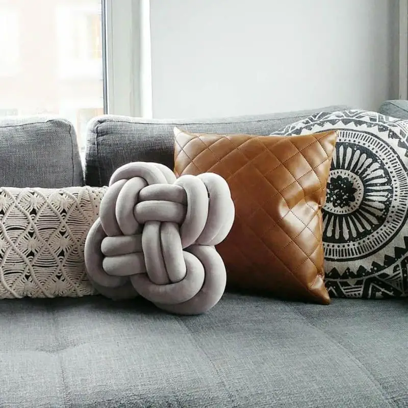 Творческий узел мяч Подушки Детские декоративные подушки для диван домашний