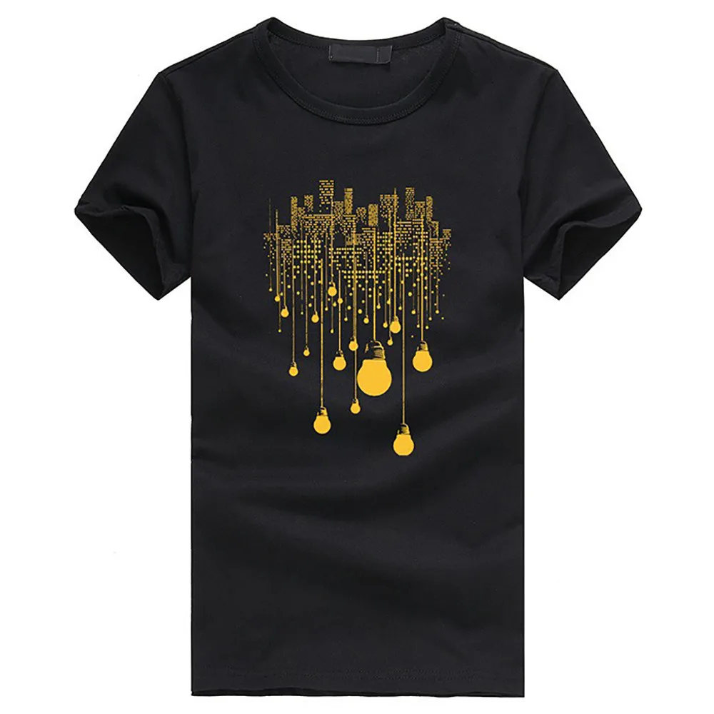 Мужская хлопковая футболка FEITONG с коротким рукавом и принтом опт|cotton t shirt|shirt shortt
